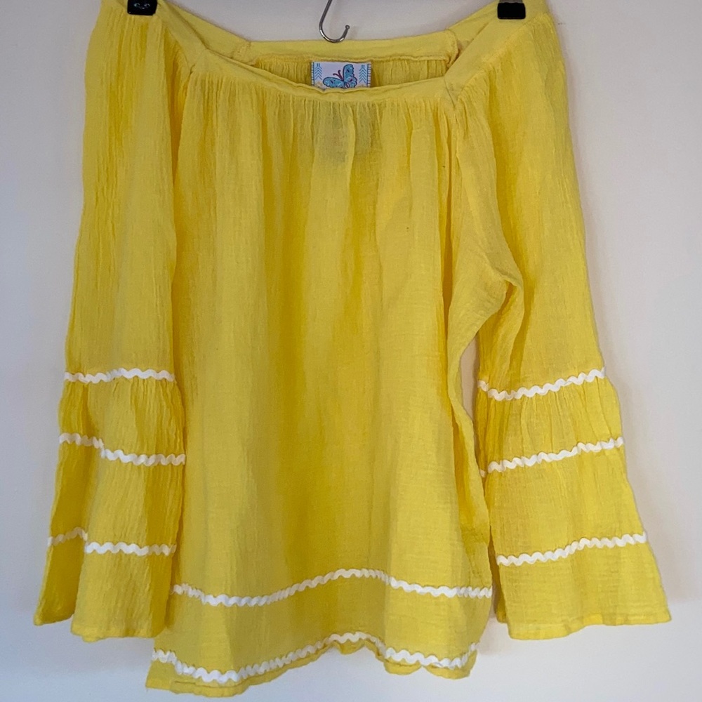 Grand & Greene square neck blouse 🌼